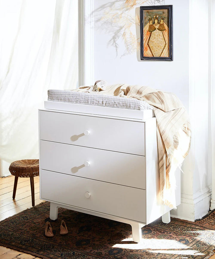 3 Drawer Dresser - Sparrow - Oeuf Kids + Baby - White - HORNE