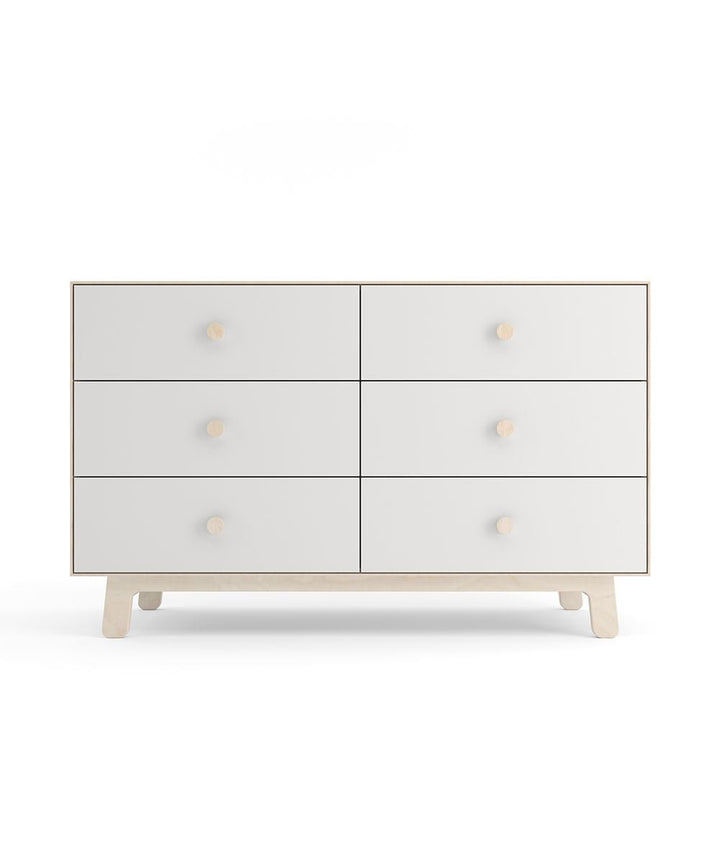 6 Drawer Dresser - Sparrow - Oeuf - Kids + Baby - White - HORNE