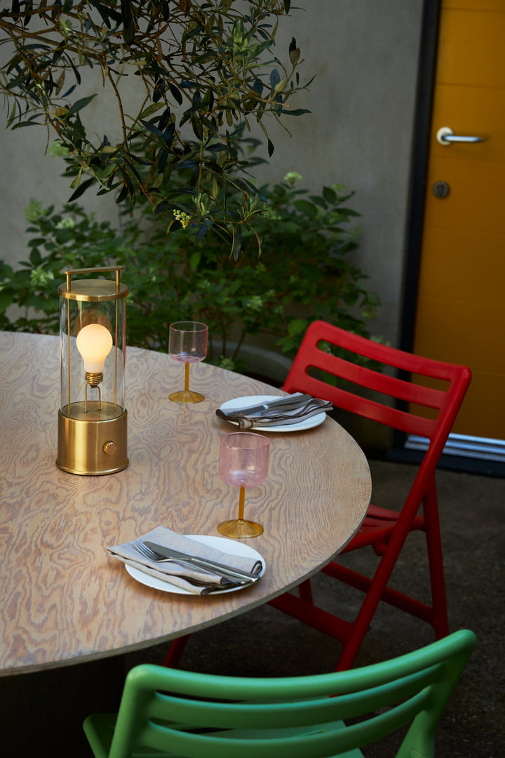 The Muse Portable Lamp - Tala - Solid Brass - HORNE