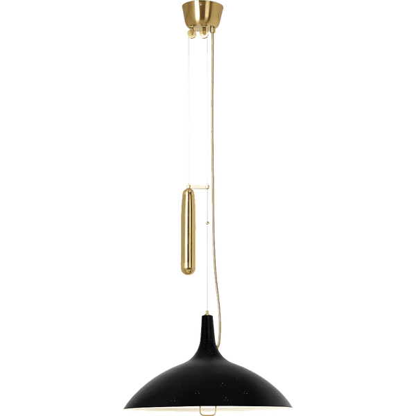 A1965 Pendant - Gubi Pendants - Brass - Soft Black Semi Matt - HORNE