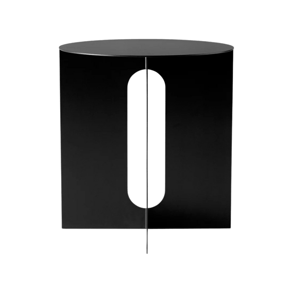 Androgyne Side Table Ø40 - Audo Copenhagen Tables + Desks - Black Base - HORNE