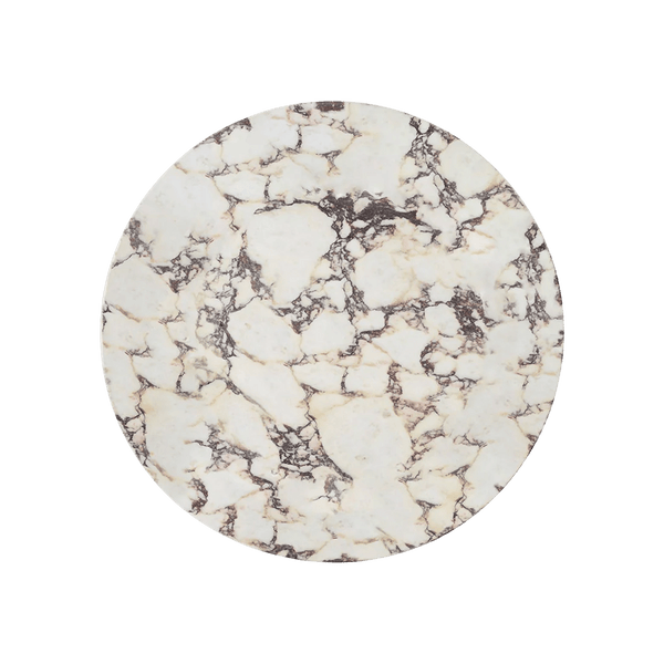 Androgyne Side Table Top Ø65 - Audo Copenhagen Tables + Desks - Calacatta Viola Marble - HORNE