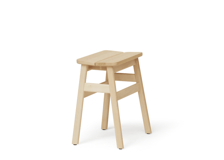 Angle Bar Stool - Form & Refine Stools + Benches + Ottomans - 45 - Beech - HORNE
