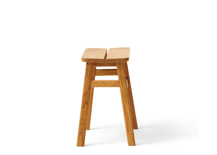 Angle Bar Stool - Form & Refine Stools + Benches + Ottomans - 45 - Oak - HORNE
