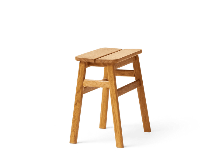 Angle Bar Stool - Form & Refine Stools + Benches + Ottomans - 45 - Oak - HORNE