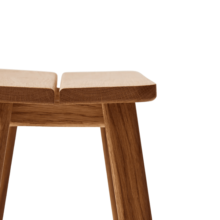 Angle Bar Stool - Form & Refine Stools + Benches + Ottomans - 45 - Oak - HORNE