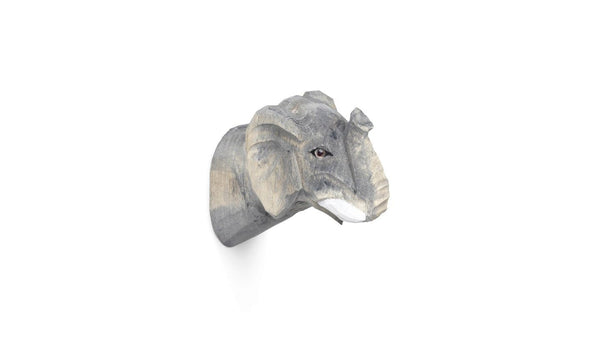 Animal Hand - Carved Hook - Ferm Living Hangers & Hooks - Elephant - HORNE