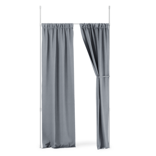 Anywhere Curtain Rod & Room Divider - Umbra Bath - White - HORNE