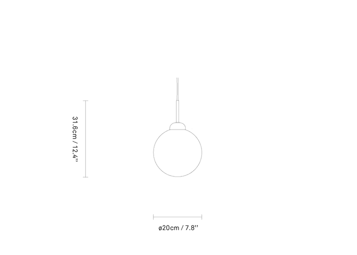 Apiales 1 Large Pendant - Nuura Pendants - Brushed Brass / Opal - HORNE