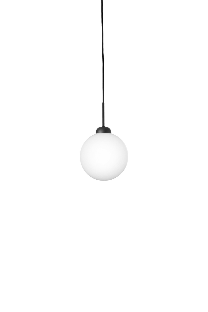 Apiales 1 Large Pendant - Nuura Pendants - Satin Black / Opal - HORNE