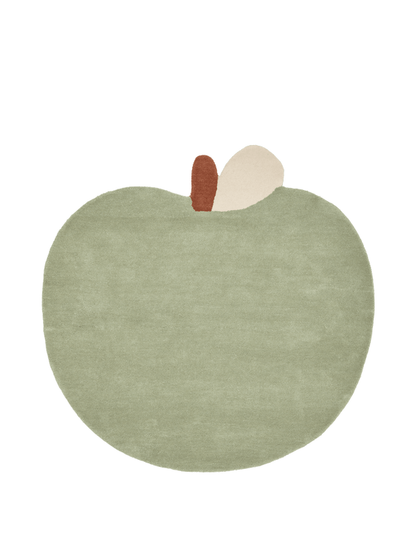 Apple Tufted Rug - Ferm Living Rugs - Tea Green - HORNE