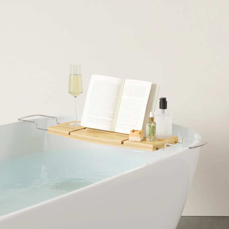 Aquala Bathtub Caddy & Tray - Umbra Storage + Organization - HORNE