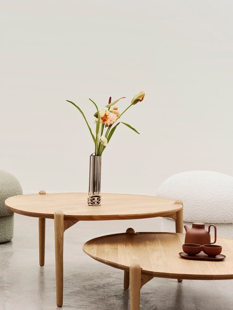 Aria Table 90cm High - Design House Stockholm Tables + Desks - Oak - HORNE