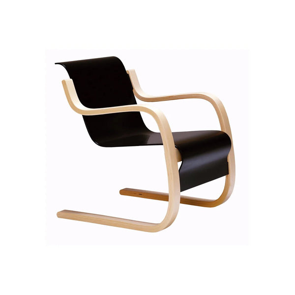 Armchair 42 - Alvar Aalto - Artek Chairs - Black - HORNE