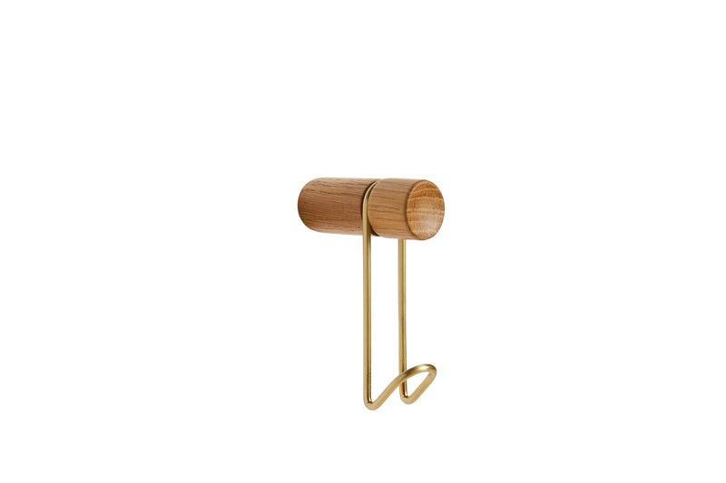 Around Wall Hanger - Small - Woud Hangers & Hooks - Oak/Black - HORNE
