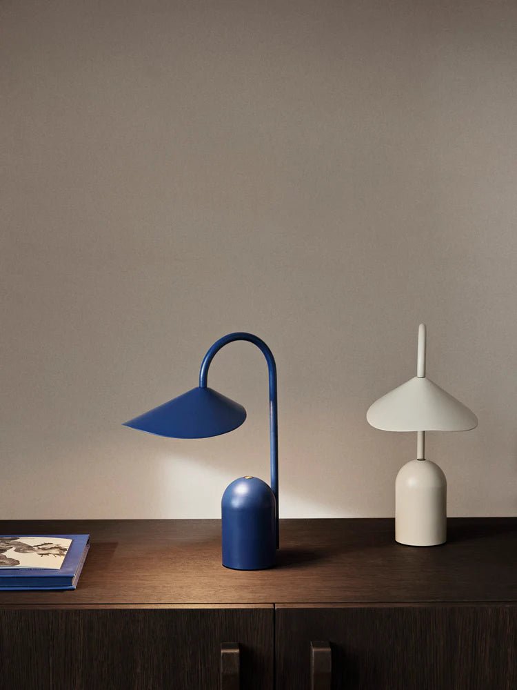 Arum Portable Lamp - Ferm Living Lighting - Black - HORNE