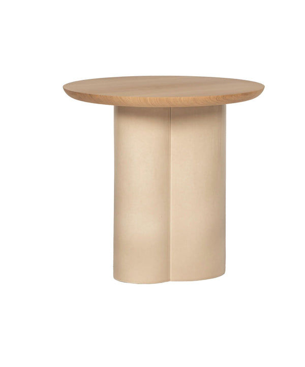 Arvin Side Table - Vincent Sheppard Tables - Natural Oak - Mushroom - HORNE