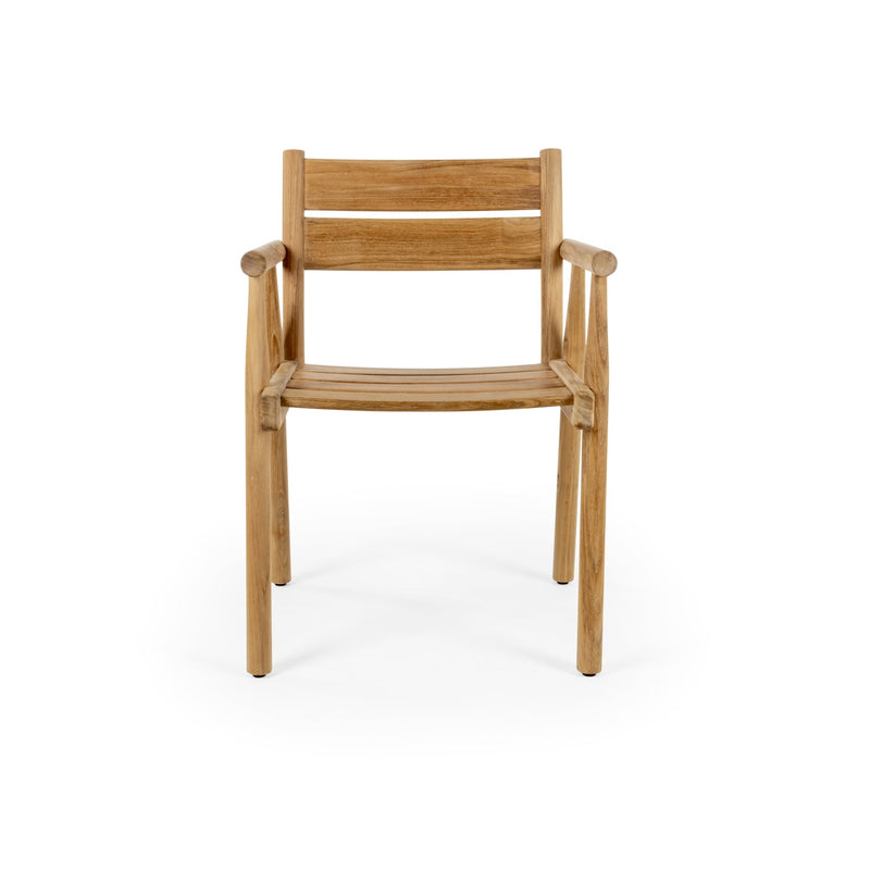 Atrani Arm Chair - BETACO Chairs - Teak - HORNE