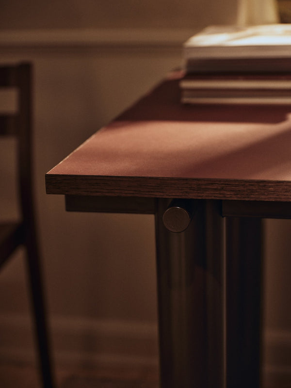 Atura Dining Table - 160 x 90 - Ferm Living Tables - Dark Chocolate/Dark Stained Oak - HORNE