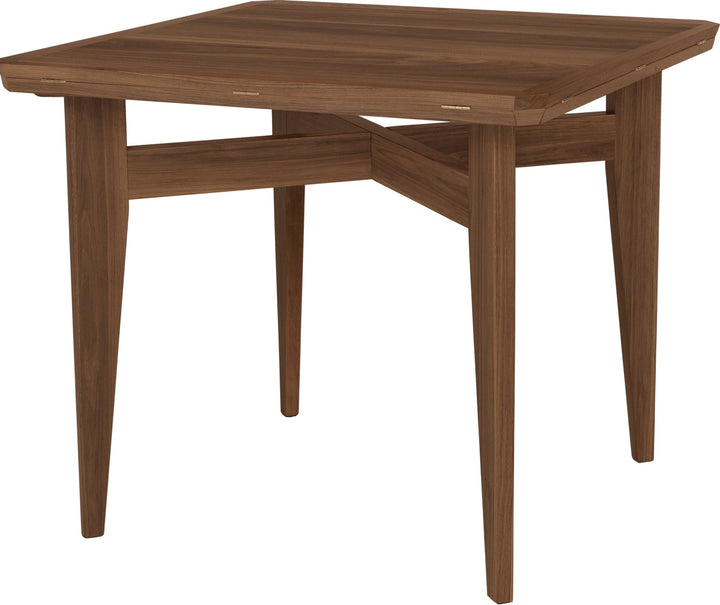 B-Table Dining Table - Pivoting Extendable Top - Gubi Tables + Desks - American Walnut Matt Lacquered - American Walnut Matt Lacquered - HORNE