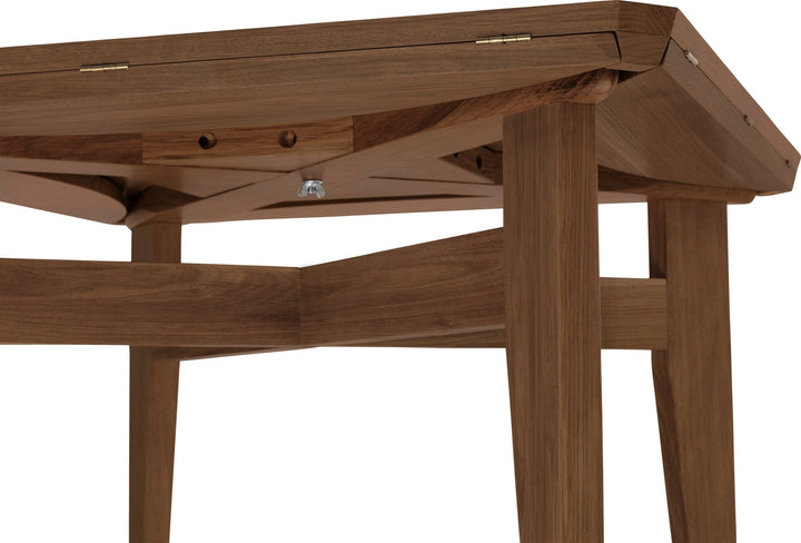 B-Table Dining Table - Pivoting Extendable Top - Gubi Tables + Desks - American Walnut Matt Lacquered - American Walnut Matt Lacquered - HORNE