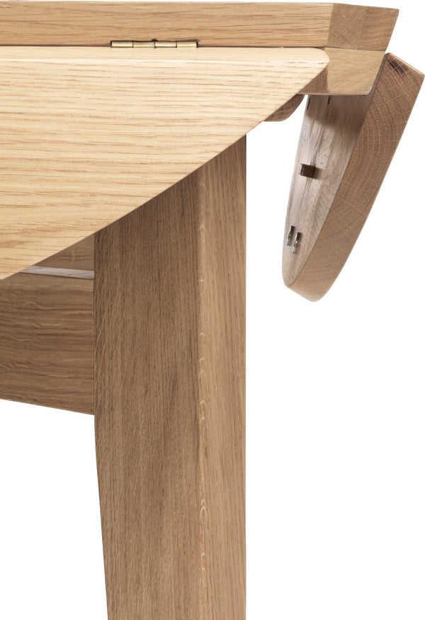 B-Table Dining Table - Pivoting Extendable Top - Gubi Tables + Desks - Oak Matt Lacquered - Oak Matt Lacquered - HORNE