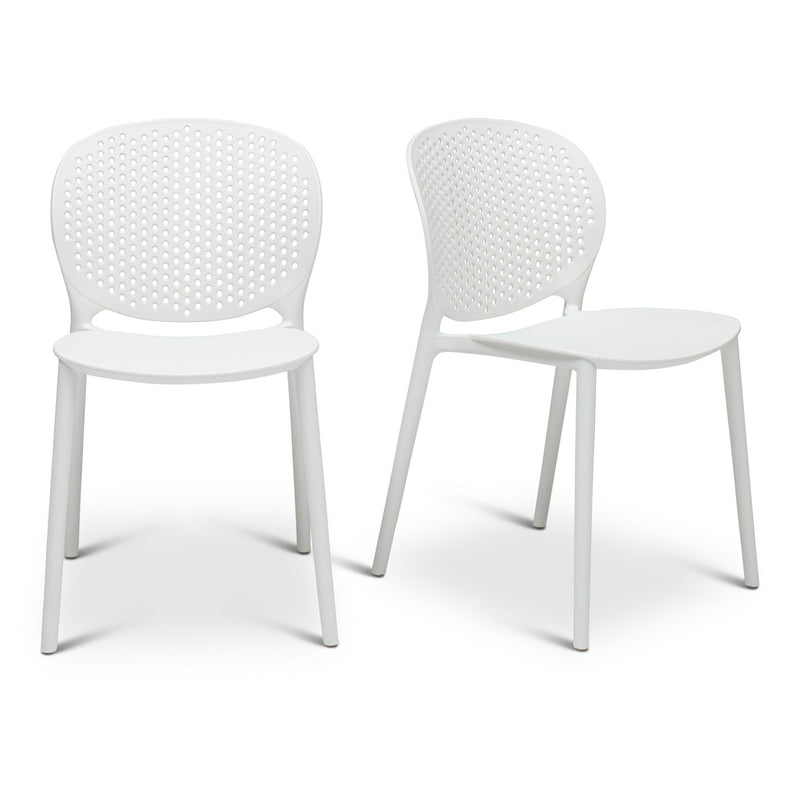 Bailey Outdoor Stacking Chair - Set of 4 - Urbia Chairs - Black Grey - HORNE