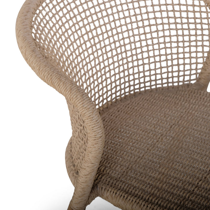Barletta Arm Chair - BETACO Chairs - Wicker / Teak - HORNE