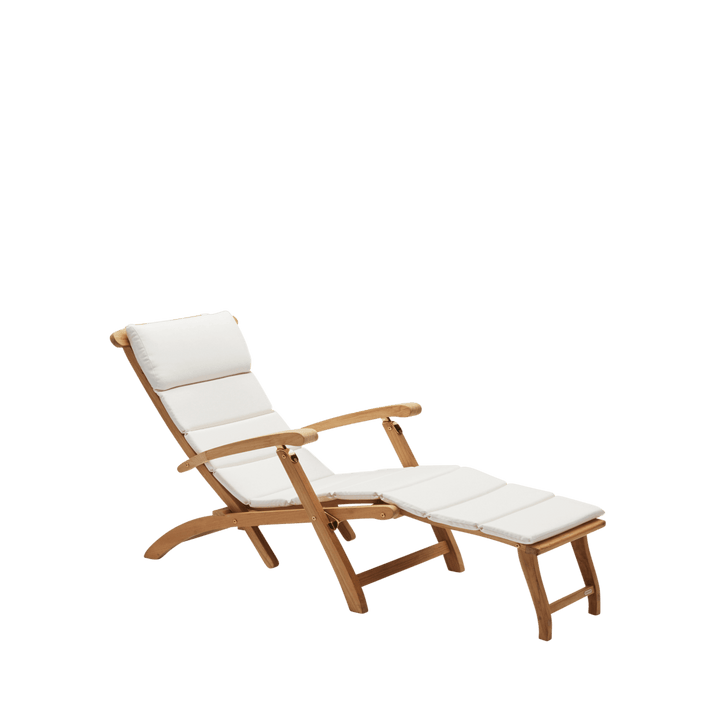 Barriere Deck Chair Cushion - Skagerak by Fritz Hansen Outdoor Furniture - Cloud White - HORNE