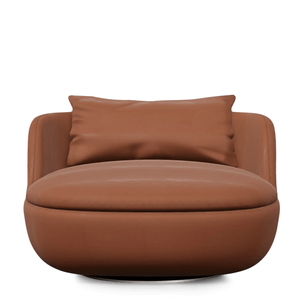 Bart Armchair - Moooi Chairs - SWIVEL - Bart Armchair Spectrum Walnut 30093 - HORNE