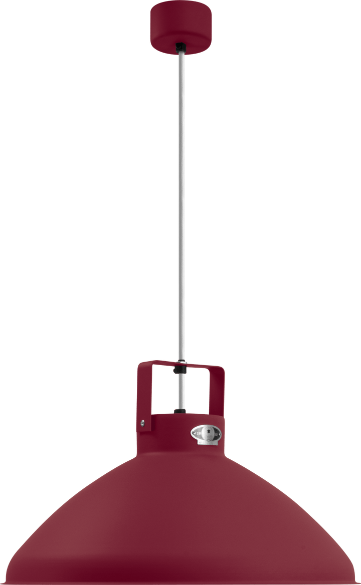 Beaumont Pendant - B360 - Glossy Finish - Jielde Pendants - Burgundy - RAL3005 - Silver - HORNE