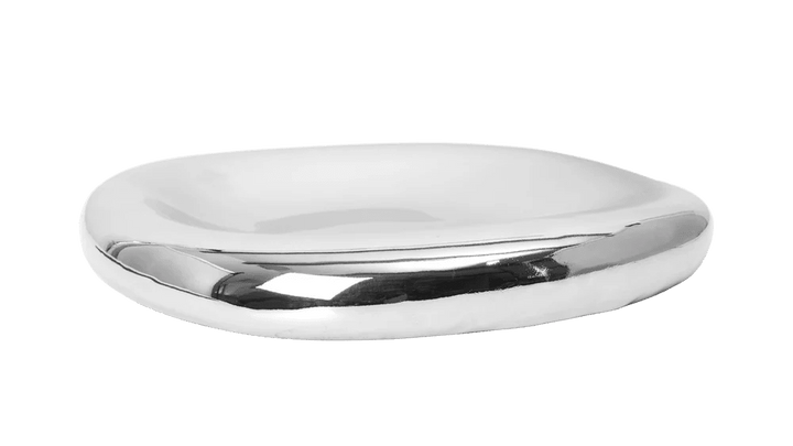 Bellure Centrepiece - Ferm Living Serveware - Silver - HORNE