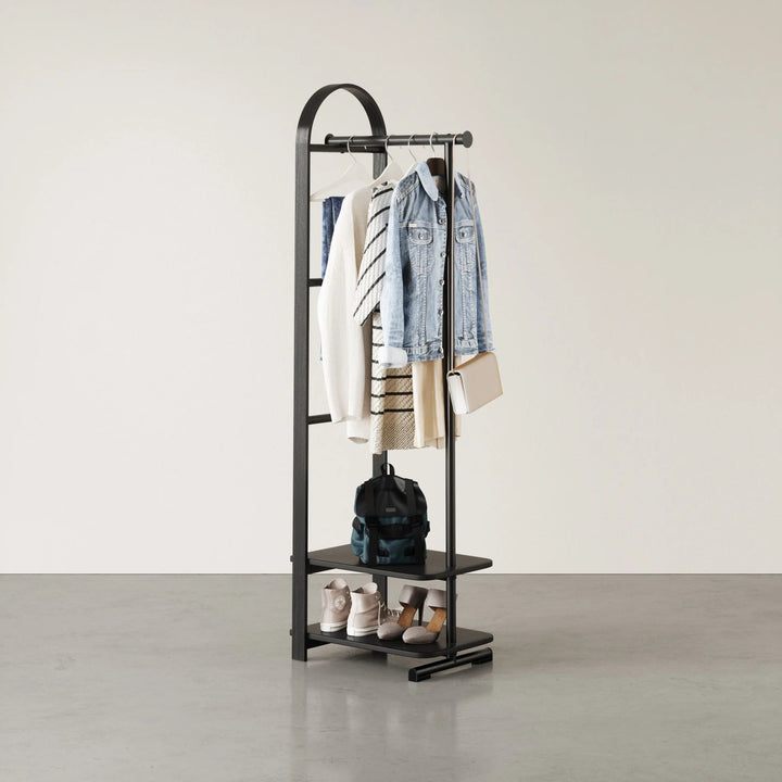 Bellwood Coat Rack - Form & Refine Coat + Key Racks - White-Natural - HORNE