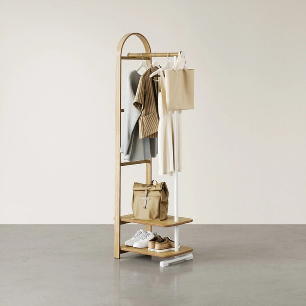 Bellwood Coat Rack - Form & Refine Coat + Key Racks - Black - HORNE