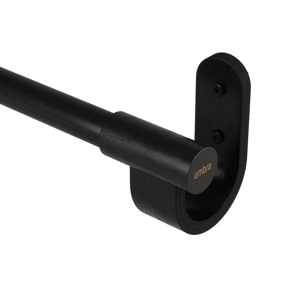 Bellwood Curtain Rod - Umbra Bath - Matte-Black - HORNE