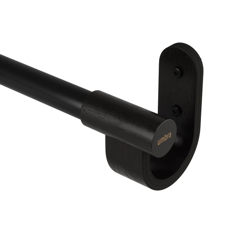 Bellwood Curtain Rod - Umbra Bath - Matte-Black - HORNE