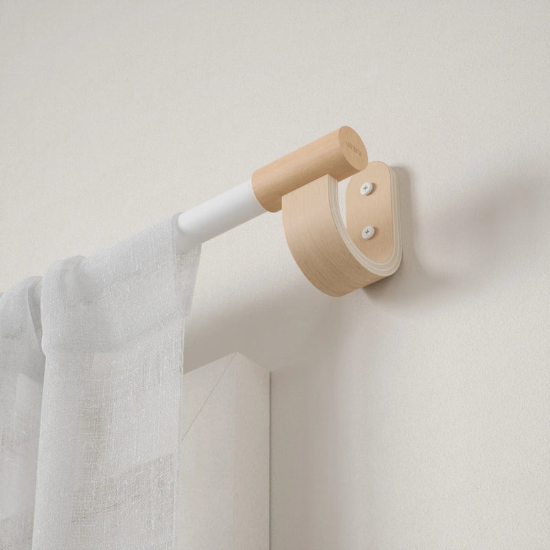 Bellwood Curtain Rod - Umbra Bath - Matte-Black - HORNE