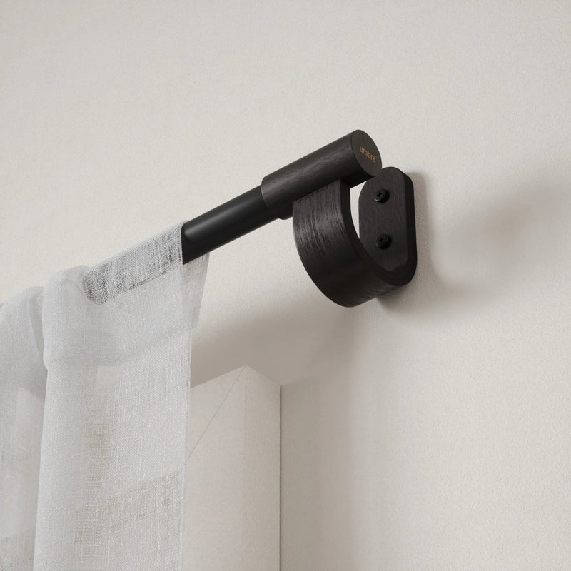 Bellwood Curtain Rod - Umbra Bath - Matte-Black - HORNE