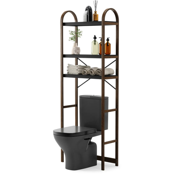 Bellwood Over the Toilet Shelf - Form & Refine Coat + Key Racks - Black - HORNE