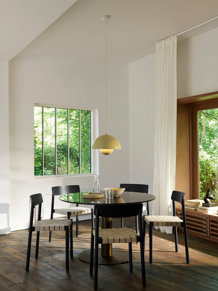 Betty Side Chair - No Upholstery - &Tradition Chairs - Oak with Natural Linen - HORNE