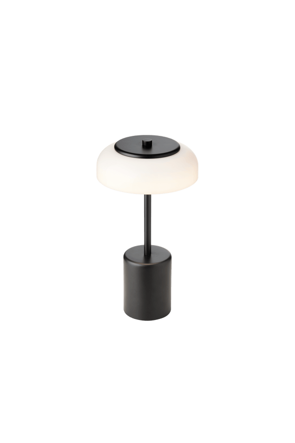 Blossi Table Mini Portable - Nuura Portable Lanterns - Black / Opal - HORNE