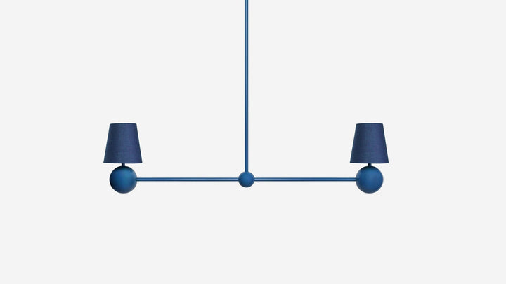 Bole Pendant II in Color - Workstead - Pendants - Sea - 24" OAH - HORNE