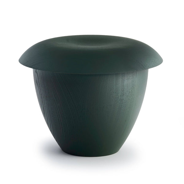 Bon Stool - Karakter Stools + Benches + Ottomans - Green Stained Ashwood - HORNE