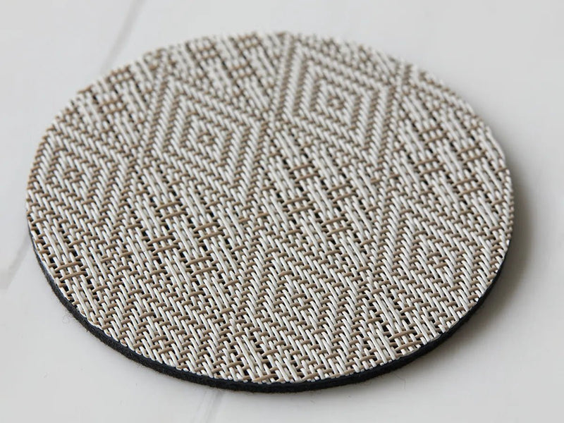 Boxwood Round Coasters - Set of 8 - Chilewich - Kitchen + Table Linens - Abalone - HORNE