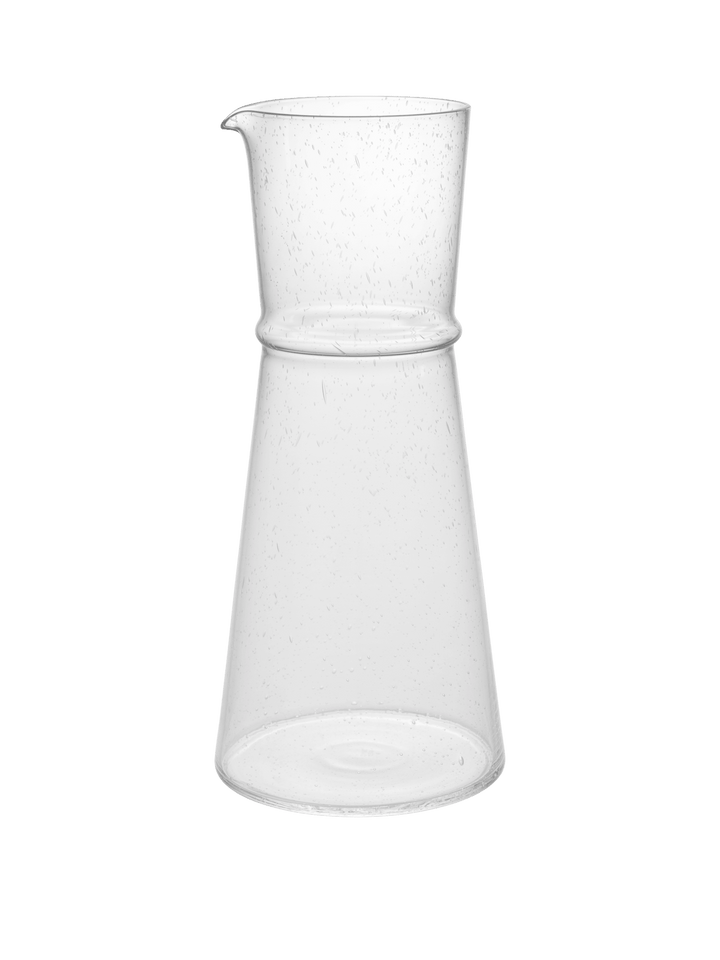 Boya Carafe - Ferm Living Carafes + Pitchers - Clear with bubbles - HORNE