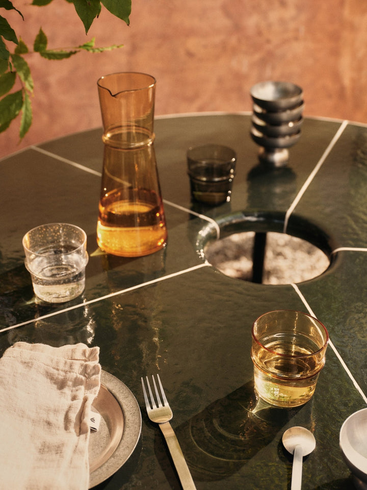 Boya Carafe - Ferm Living Carafes + Pitchers - Clear with bubbles - HORNE