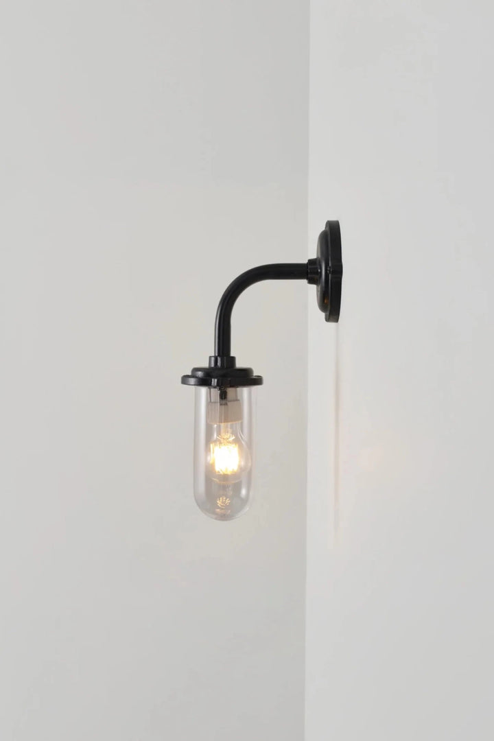 Bracket Light - 60W - Davey Lighting Outdoor Lights - Black - Clear - HORNE