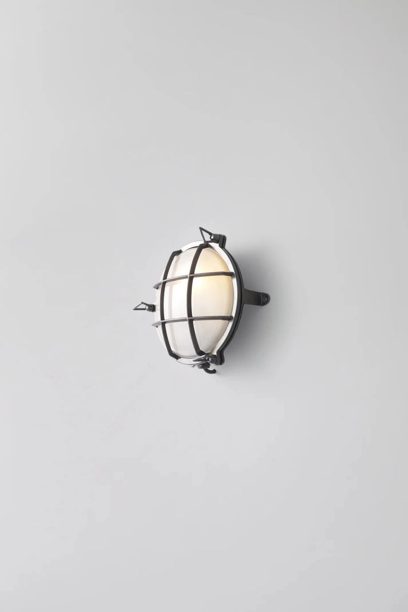 Brass Bulkhead 7029 - Davey Lighting Outdoor Lights - Polished Brass - Frosted - HORNE