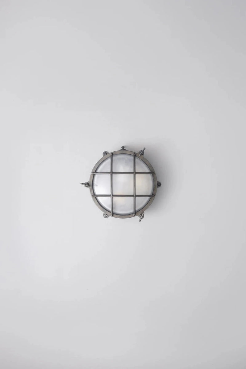 Brass Bulkhead 7029 - Davey Lighting Outdoor Lights - Polished Brass - Frosted - HORNE