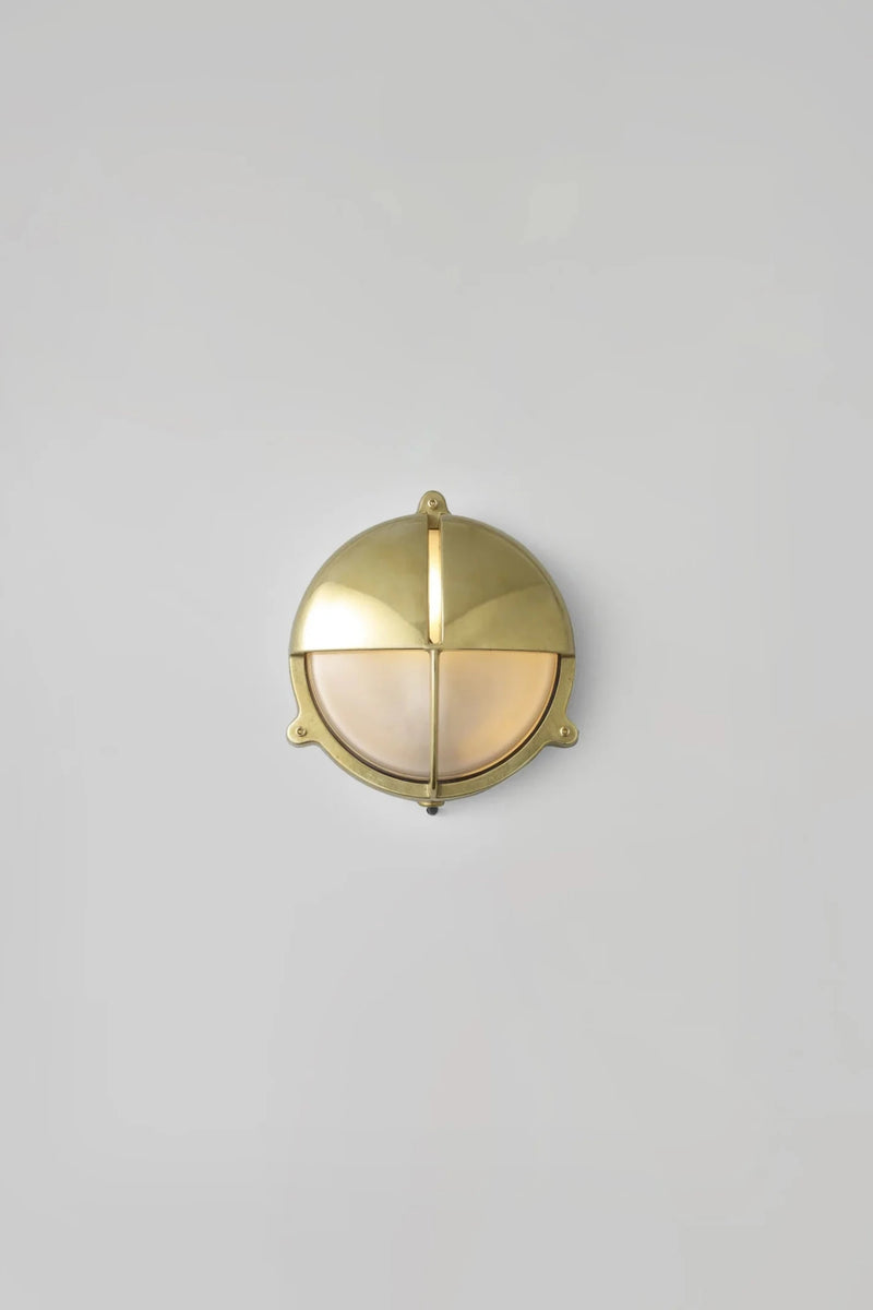 Brass Bulkhead 7427 - Davey Lighting Outdoor Lights - Natural Brass - HORNE